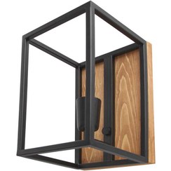 تصویر لوستر دیواری چوبی افتخار مدل BAM1061W با ۱ شعله 