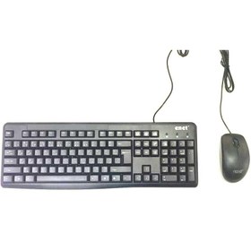 تصویر کیبورد و موس ای نت مدل MK130 ا MK130 E-Net keyboard and mouse MK130 E-Net keyboard and mouse