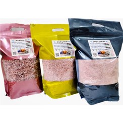 تصویر نمک صورتی ممتاز یک کیلویی (با تضمین اصالت) - شِکری(نمک دانی) himaliya pink salt