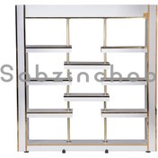 تصویر ویترین پشت شیشه دوبل میله دارو 