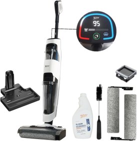 تصویر Wtrtr Cordless Floor CleanerNewest Handheld Wet and Dry Vacuum CleanerRunning 50 mins3-in-1 floor washer Handheld Vacuums1 year warranty - ارسال 10 الی 15 روز کاری 