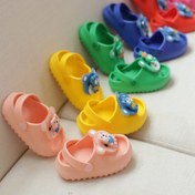 تصویر صندل بچگانه مدل بامبو رنگ آبی سایز ۲۸ و ۲۹ 