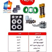 تصویر پک لوازم نصب رادیاتور پره ای ( آلومینیومی ) 