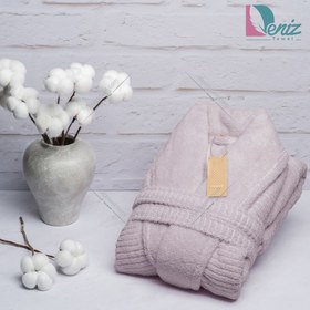 تصویر حوله تن پوش Cotton Life رنگ یاسی روشن 