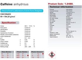 تصویر کافئین Extra Pure نوترون (کدN) 