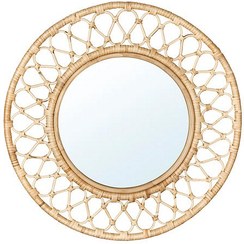 تصویر آینه حصیری ایکیا مدل GRINSBOL 