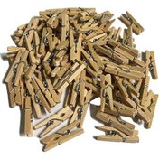 تصویر گیره چوبی ۲/۵ سانت ساده (۱۰۰ عددی) 