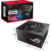 تصویر پاور کامپیوتر ایسوس ROG Strix 850 وات ماژولار 