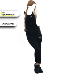 تصویر ست تاپ و لگ ورزشی زنانه adidas کد 005 adidas womens sports top and leg set code 005