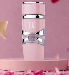 تصویر عطر ادوپرفیوم زنانه لطافه یارا صورتی ۵۰ میل 