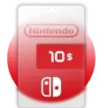 تصویر گیفت کارت 10 دلار نینتندو 