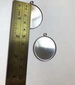 تصویر فریم کفه دار گرد استیل 3.5 سانتی 