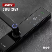 تصویر قفل دیجیتال اثر انگشتی آنلاین مدل +S300F برند ALOCK 