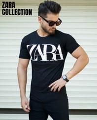 تصویر تیشرت مردانه مدل ZARA (مشکی) s 