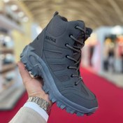 تصویر کفش کوهنوردی مردانه مدل رافائل رنگ طوسی 