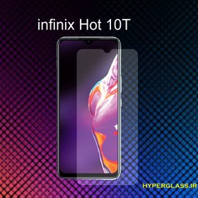 تصویر گلس محافظ صفحه نمایش نانو بلک اورجینال گوشی اینفینیکس Infinix Hot 10T 