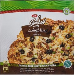 تصویر پیتزا گوشت بدون گلوتن سلینو کاله 350 گرم (1 عددی) 