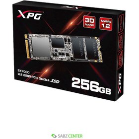 تصویر حافظه اس اس دی ای دیتا مدل SX7000 با ظرفیت 256 گیگابایت ا Adata SX7000 256GB PCIE M.2 2280 SSD Adata SX7000 256GB PCIE M.2 2280 SSD