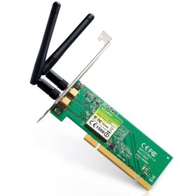 تصویر کارت شبکه بی‌سیم 300Mbps تی پی-لینک TL-WN851ND TP-LINK TL-WN851ND 300Mbps Wireless N PCI Adapter