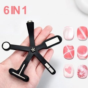 تصویر مگنت ناخن 6 طرفه 