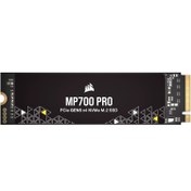 تصویر حافظه اس اس دی اینترنال کورسیر مدل MP700 PRO NH M.2 2280 NVMe ظرفیت 2 ترابایت Corsair MP700 PRO NH M.2 2280 NVMe 2TB Internal SSD