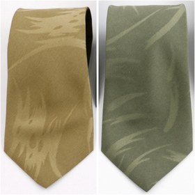 تصویر کراوات (کروات)طرحدار رنگ سبز وارداتی عرض متوسط در دو رنگ - سبز 