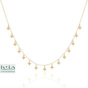 تصویر گردنبند نیمست ونکلیف پولکی 