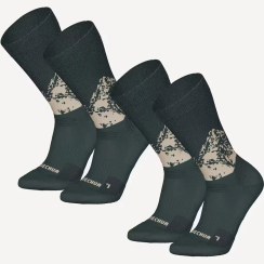 تصویر جوراب بلند حرارتی طبیعت گردی بزرگسال 2 جفت SH500 Mid 