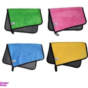 تصویر دستمال میکروفایبر نظافت خودرو تام کلین مدل TC-MFL450A بسته ی 4 عددی 