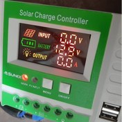 تصویر کنترل شارژر خورشیدی 4۰ آمپر سانکس Sunex 