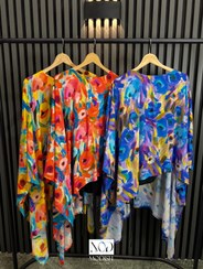 تصویر ست دامن شلواری گلدار کد a37 