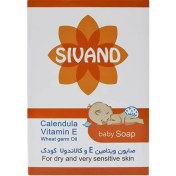 تصویر صابون بچه سیوند حاوی عصاره کالاندولا و ویتامین E وزن 90 گرم 