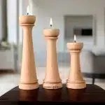 تصویر جاشمعی چوبی کد 106 