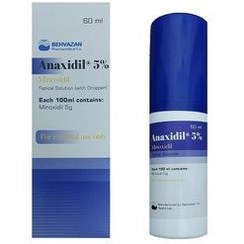 تصویر محلول ماینوکسیدیل ۵ درصد بهوزان حجم ۶۰ میلی لیتر 