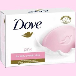 تصویر صابون داو Dove صورتی وزن 100 گرم اورجینال 
