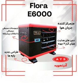 تصویر هیتر برقی فن دار آذر تهویه مدل E6000 