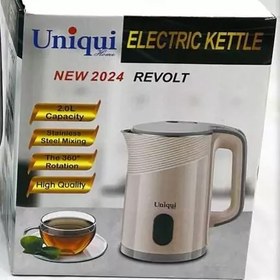 تصویر کتری برقی دو جداره داخل استیل Revolt Uniqui Double-Wall Electric Kettle with Stainless Steel Interior and Colorful Exterior