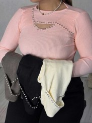 تصویر بلوز بافت نگینی وارداتی 