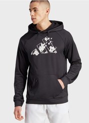 تصویر هودی با لوگوی بزرگ اسنشیال برند Adidas Essential Big Logo Hoodie