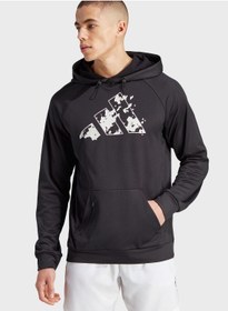 تصویر هودی با لوگوی بزرگ اسنشیال برند Adidas Essential Big Logo Hoodie