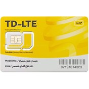 تصویر سیم کارت اینترنت ثابت TD-LTE تک نت همراه با بسته 300 گیگ یکساله 