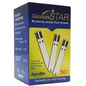 تصویر نوار تست قندخون گلوکوشور استار مدل Apex Bio 