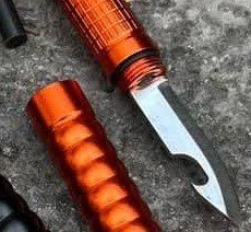 تصویر چاقوی سفری مخفی مدادی 