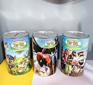 تصویر قلک استوانه طرح پسرانه جور 