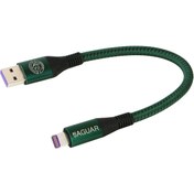 تصویر کابل شارژ پاوربانک آیفون لایتنینگ جگوار 