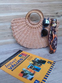 تصویر کیف حصیری راح 