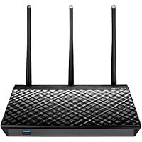 تصویر روتر WiFi ASUS AC1750 (RT-AC66U B1) - روتر اینترنت بی سیم دو بانده گیگابیتی، ASUSWRT، بازی و جریان، سازگار با AiMesh، شامل امنیت اینترنت مادام العمر، QoS تطبیقی، کنترل والدین ASUS AC1750 WiFi Router (RT-AC66U B1) - Dual Band Gigabit Wireless Internet Router, ASUSWRT, Gaming & Streaming, AiMesh Compatible, Included Lifetime Internet Security, Adaptive QoS, Parental Control