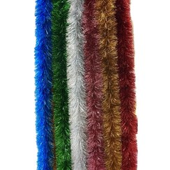 تصویر ریسه نخ زری پرپشت مدل دم روباهی 