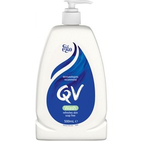 تصویر ژل شستشو کیو وی واش 500 میلی گرم ایگو Ego QV Wash Gel 500ml