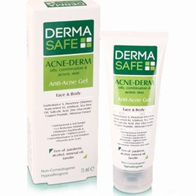 تصویر ژل مرطوب کننده فاقد چربی درماسیف مناسب پوست چرب دارای آکنه 40 میل Derma Safe Acne Derm Moisturizing Gel For Oily, Combination & Acneic Skin 40ml